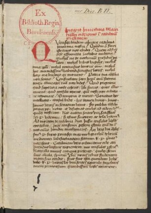 Oratio I