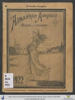 44. Jahrgang: Almanach agricole d’Alsace et de Lorraine