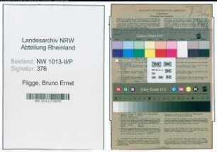 Entnazifizierung Bruno Ernst Fligge , geb. 25.01.1914 (Polizist)