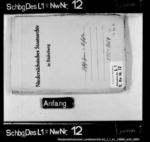 Protokoll betr. Haftsachen (Urfehde)