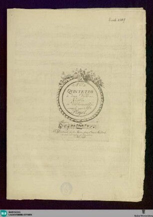 Quintetto à deux Violons, 2 Viola et Violoncelle : No. 5