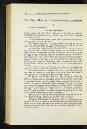 ¬Der¬ Religions-Unterricht in sozialdemokratischen Flugschriften