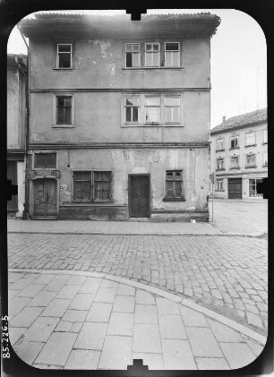 Arnstadt, Johannisgasse. Wohnhaus. Straßenfront