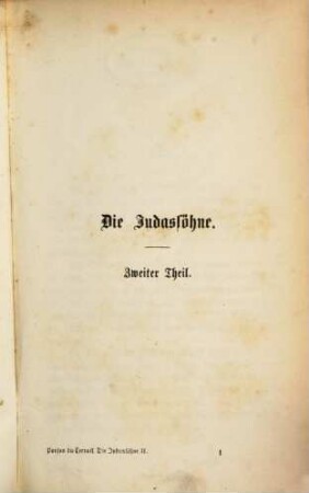 Die Judas-Söhne : Roman von Ponson du Terrail. Einzig berechtigte deutsche Uebersetzung, 2