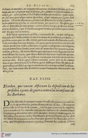 Cap. XXVII