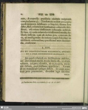 §. XXVI. Ius Ex Substitutione Reciproca, Quomodo Iure Adcrescendi Differat