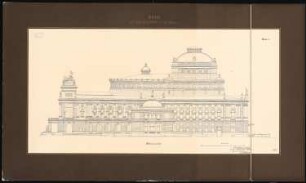 Theater auf dem Lützowplatz, Berlin: Seitenansicht 1:100