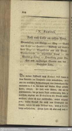 X. Kapitel. Reise nach Cossir am rothen Meere