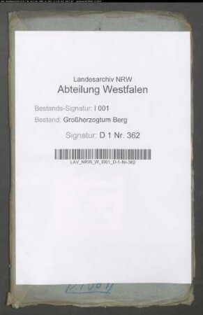 Das Engelbuschs-Kolonat Kirchspiel Harsewinkel