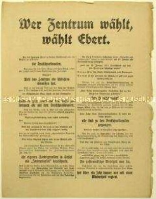 Aufruf der Deutschnationalen Volkspartei zur Reichstags- und zur preußischen Landtagswahl am 7. Dezember 1924