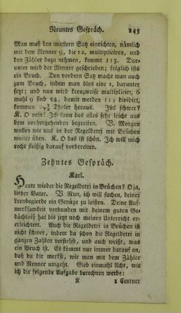 Zehntes Gespräch