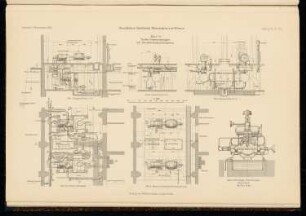 Staatliches Kraftwerk, Dörverden a. d. Weser: Details (aus: Atlas zur Zeitschrift für Bauwesen, hrsg. v. Ministerium der öffentlichen Arbeiten, Jg. 65, 1915)