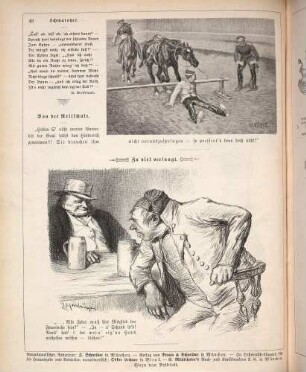 "Von der Reitschule" "Zu viel verlangt"