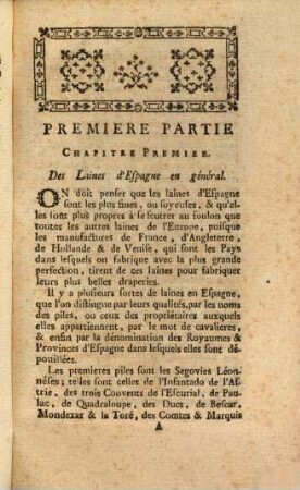 Mémoire sur les Manufactures de draps