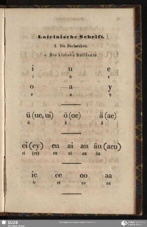 Lateinische Schrift