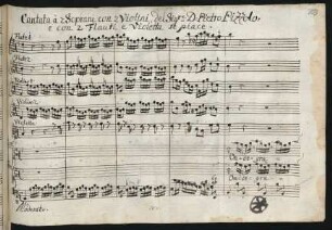Onde grate onde sonore; V (2), orch, bc; h-Moll
