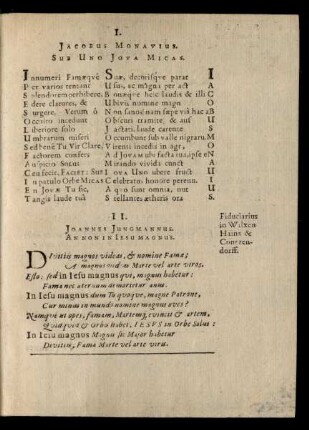 II. Joannes Jungmannus. An Non In Jesu Magnus.