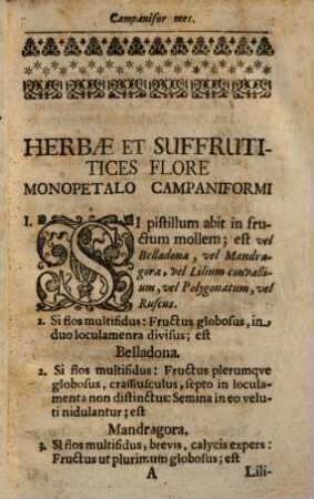 Vade Mecvm Botanicvm Sev Hodegvs Botanicvs Non solum Botanophilis, sed etiam omnibus aliis cujuscunque Facultatis Studiosis Liber quam maxime utilis ... Plantarum Cognitionem acquirere possunt