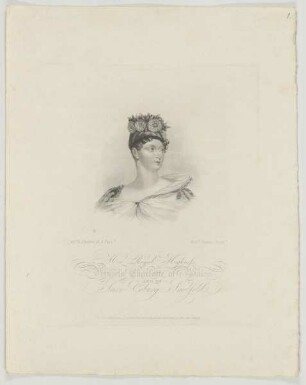 Bildnis der Prinzessin Charlotte von Wales