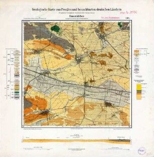 [3932] Hamersleben, Geologische Karte von Preußen und benachbarten deutschen Ländern