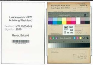 Entnazifizierung Eduard Beyer , geb. 15.02.1892 (Maler)