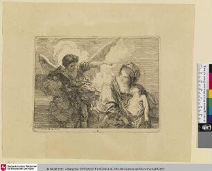 [Hagar erscheint der Engel in der Wüste; Agar]