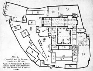 Hirsau, ehem. Benediktinerkloster St. Peter und Paul, Lageplan