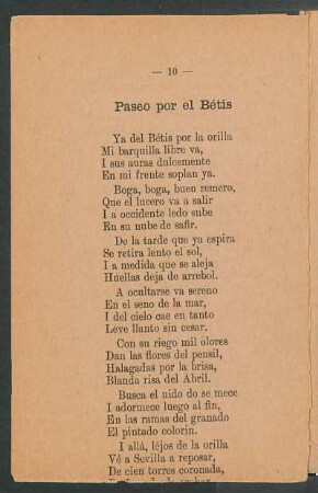 Paseo por el Bétis