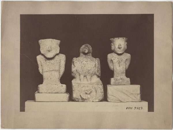 Three stone figures from the Uhde Collection