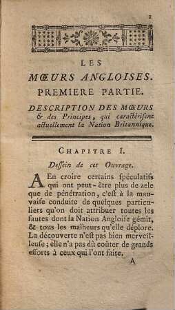 Les moeurs angloises ou appréciation des moeurs et des principes qui caracterisent actuellement la nation britannique
