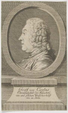 Bildnis des Graf von Caylus