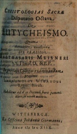 De Eutycheismo