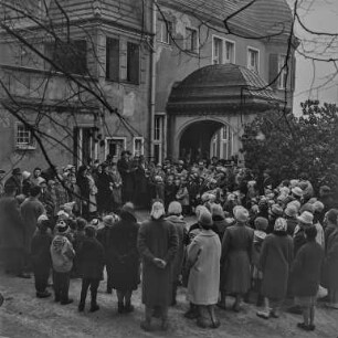 Kirschau Kindergartenwerke : Kirschau. Eröffnung des Kindergartens in der Villa Friese
