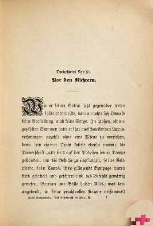 Das Geheimniß der Frau : Roman, 2. Band