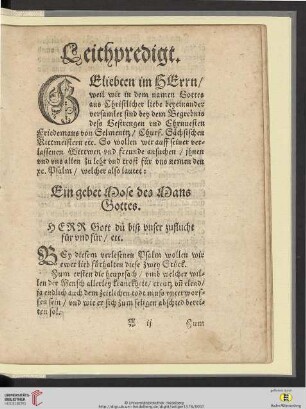 Ein gebet Mose des Mans Gottes
