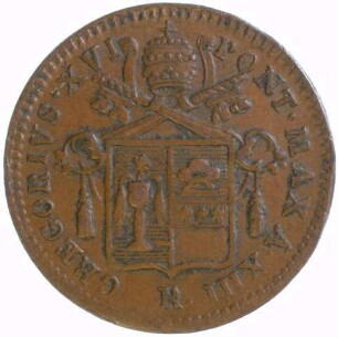 Münze, Quattrino, 1843
