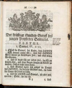 Der kräfftige Gnaden-Beruff des jungen Propheten Samuelis.