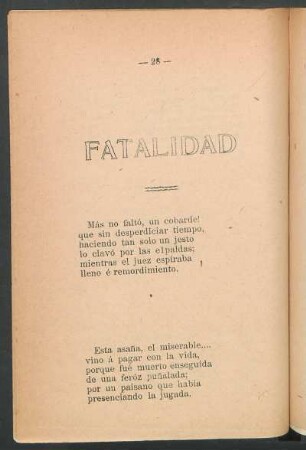 Fatalidad