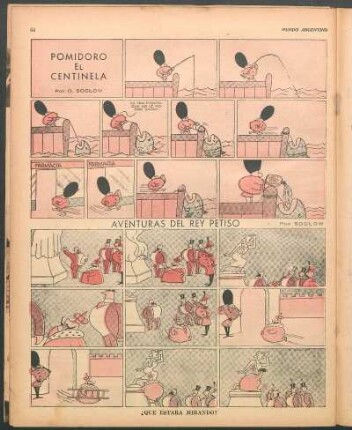 Aventuras del rey petiso [Cómic] : ¿Qué estara mirando?