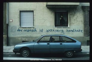 der mensch ist werkzeug, handhabe