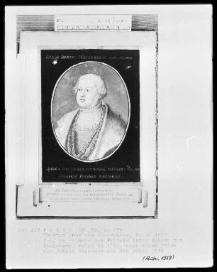 Traktat über das Vaterunser — Bildnis des Fuldaer Abtes Johann von Henneberg, Folio Averso
