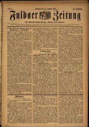 Ausgabe vom Montag, den 18. Januar 1897.
