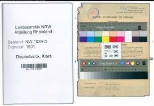 Entnazifizierung Klara Diepenbrock , geb. 03.03.1899 (Lehrerin)