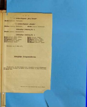 Verzeichniß derjenigen Unteroffiziere und Soldaten der bayerischen Armee, welche aus der Kriegsgefangenschaft bei ihren Abtheilungen wieder eingetroffen sind, 2