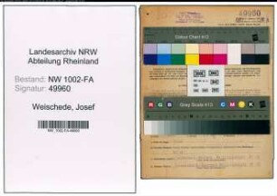 Entnazifizierung Josef Weischede, geb. 02.10.1905 (Kaufmann)