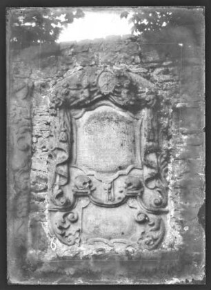 Grabdenkmal für den Büttner und Bierbrauer Georg Heinrich Gans (geb. 1702)