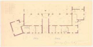 Jugendherberge, Marburg: Schlafhaus: Grundriss Erdgeschoss 1:50