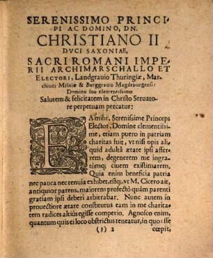 Annaebergae Misniae Vrbis Historia : In Dvos Libros Digesta ; Prior Vrbis Descriptionem Sex Et Viginti Capitibvs comprehensam proponit: Alter Annales exhibet