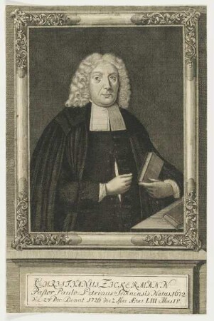 Bildnis des Christianus Zickermann