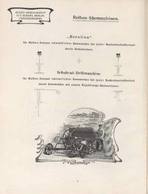 Reihen-Säemaschinen